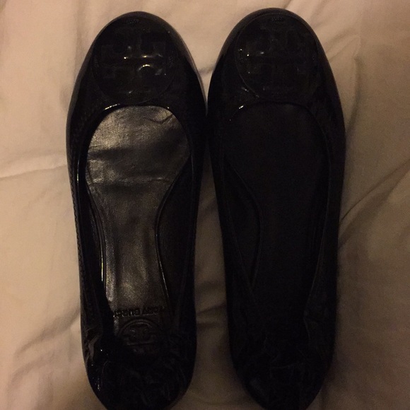 Tory Burch Patent Leather Ballet Flats - Picture 1 of 3